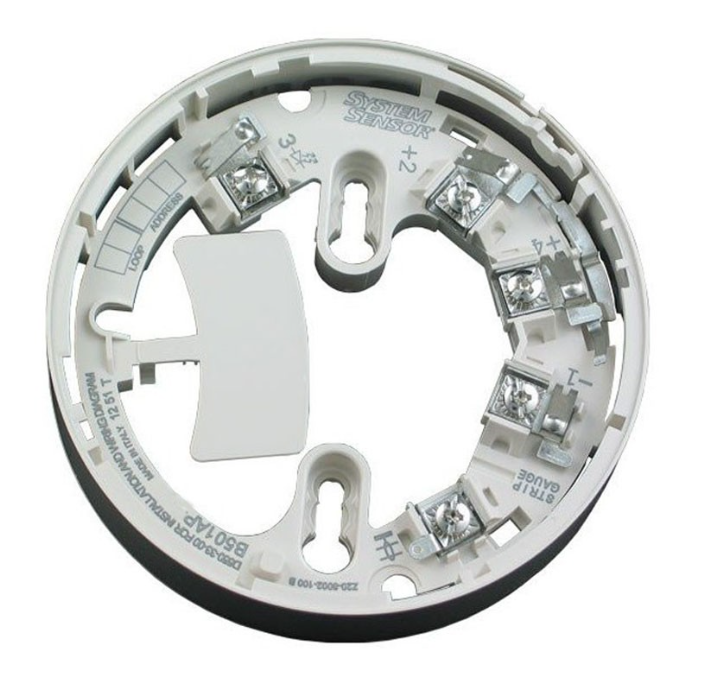 NOTIFIER B501AP Base standard di colore bianco per rivelatori indirizzabili