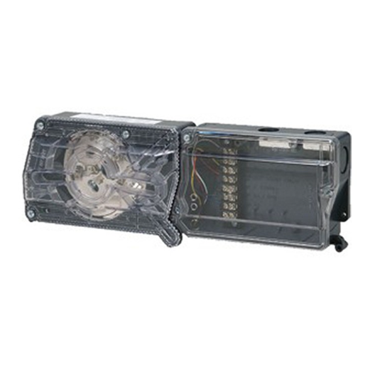 NOTIFIER DNRE Rilevatore di condotte. Campiona le correnti d'aria circolanti nelle condotte per rivelare l'eventuale presenza di particelle di fumo provenienti da un incendio