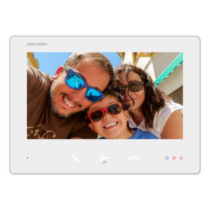 Stazione interna HD a 2 fili DS-KH7300EY-TE2/White Display a colori 7 pollici