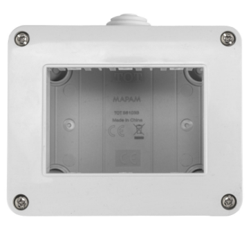 GEM S6102B S6103B S6104B - Box Compatibile con Vimar PLANA