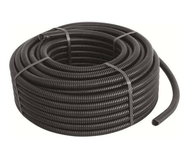 ECTC1540 TUBO CORRUGATO PVC 33212 Ø40 mm – 25 m – NERO