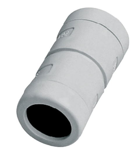 Manicotto per la connessione tra due tubi IP67 Ø 16 20 25 32 40 50 mm – GRIGIO – EASYSYSTEM
