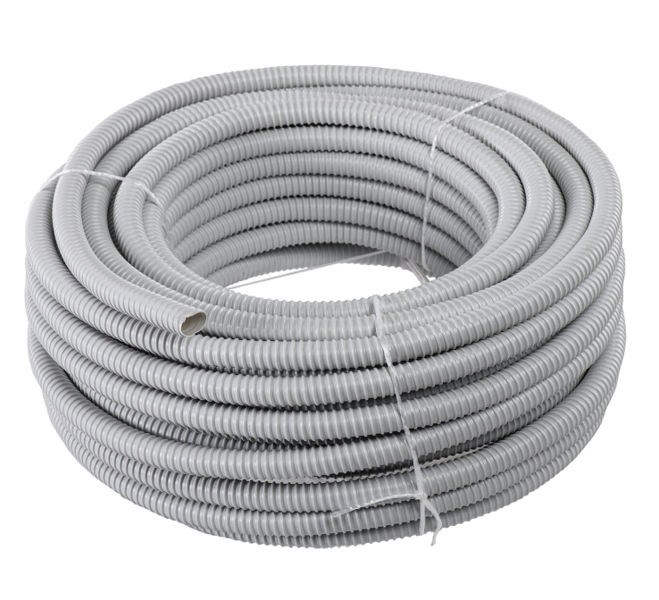 GUAINA SPIRALATA FLESSIBILE 23114 Ø 8 10 12 14 16 20 22 25 28 32 35 40 50 60 GRIGIA