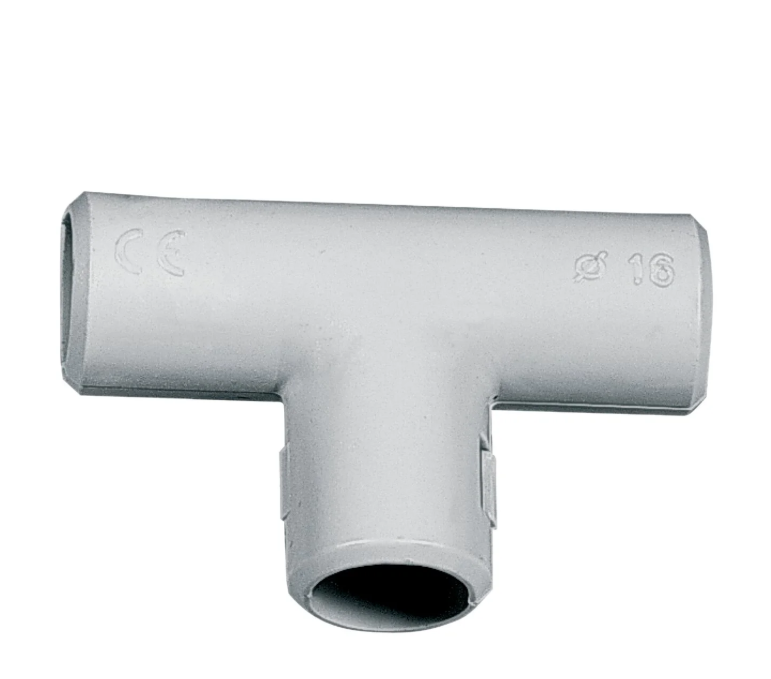 Derivazione T ispezionabile IP40 Ø 16 20 25 32 mm - Grigio - confezione da 5pz