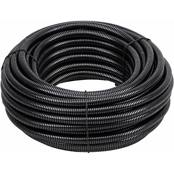 ECTC1516 TUBO CORRUGATO PVC 33212 Ø16 mm – 100 m – NERO