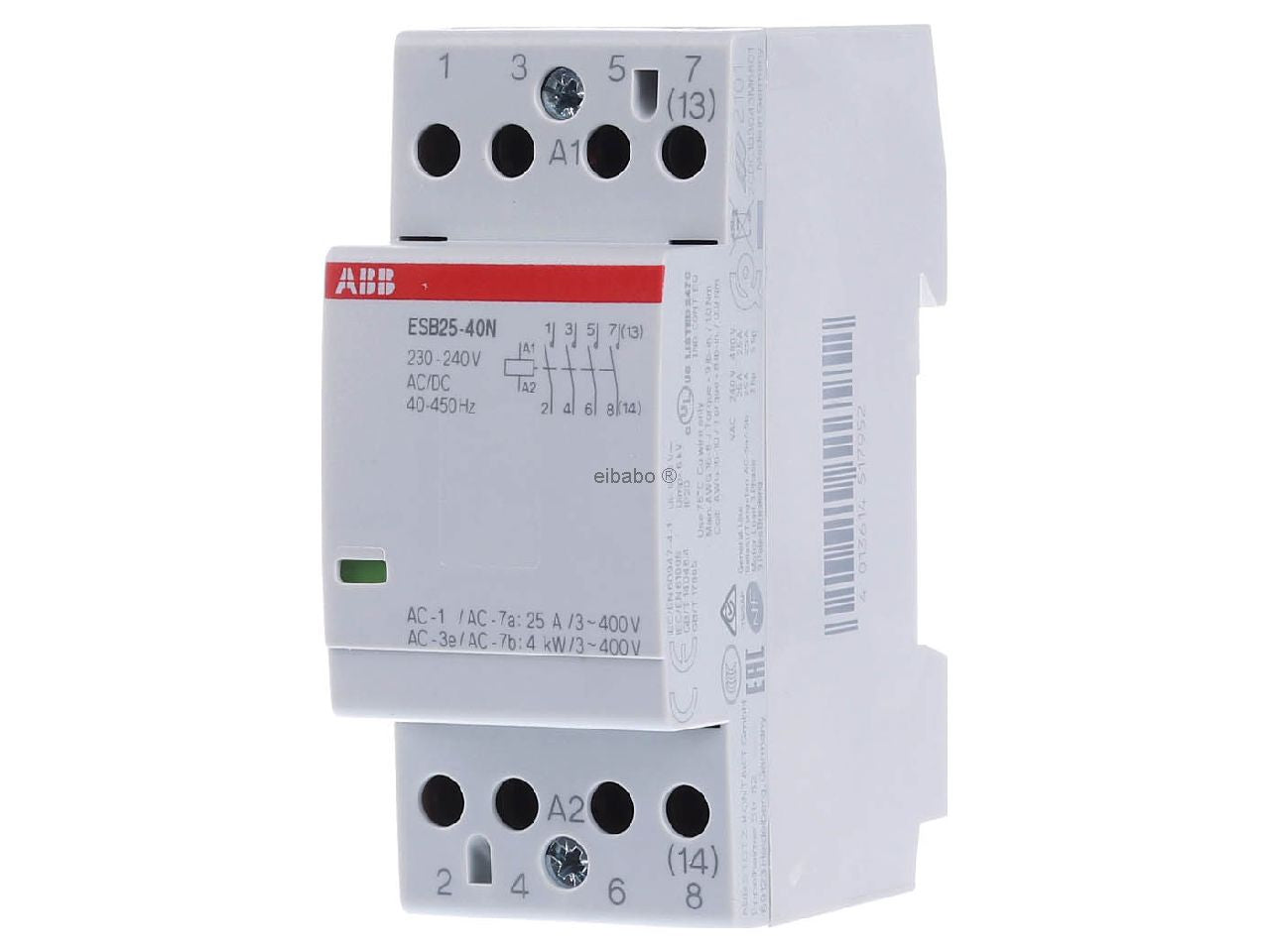 ESB25-40N-06 230V Contattore CC/CA