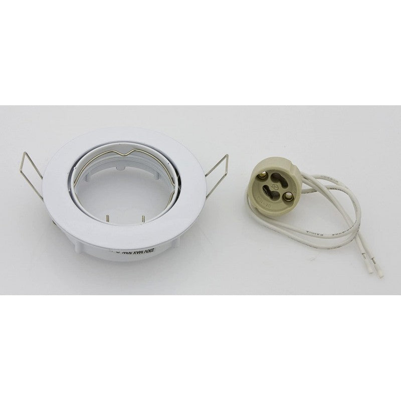 DIKF230/BI/SL Faretto Fisso D50 230V Bianco