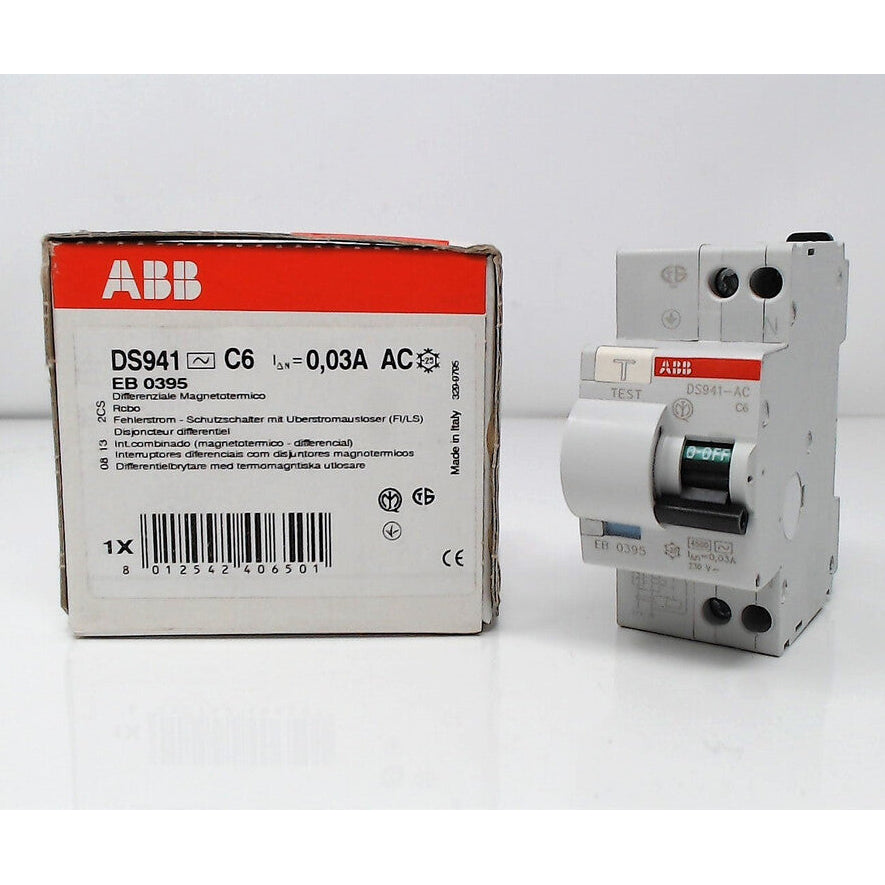 DS941 C 6 30mA AC Interr. Differ. 4,5kA 1P+N