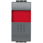 living int - pulsante NO + portalamp rosso