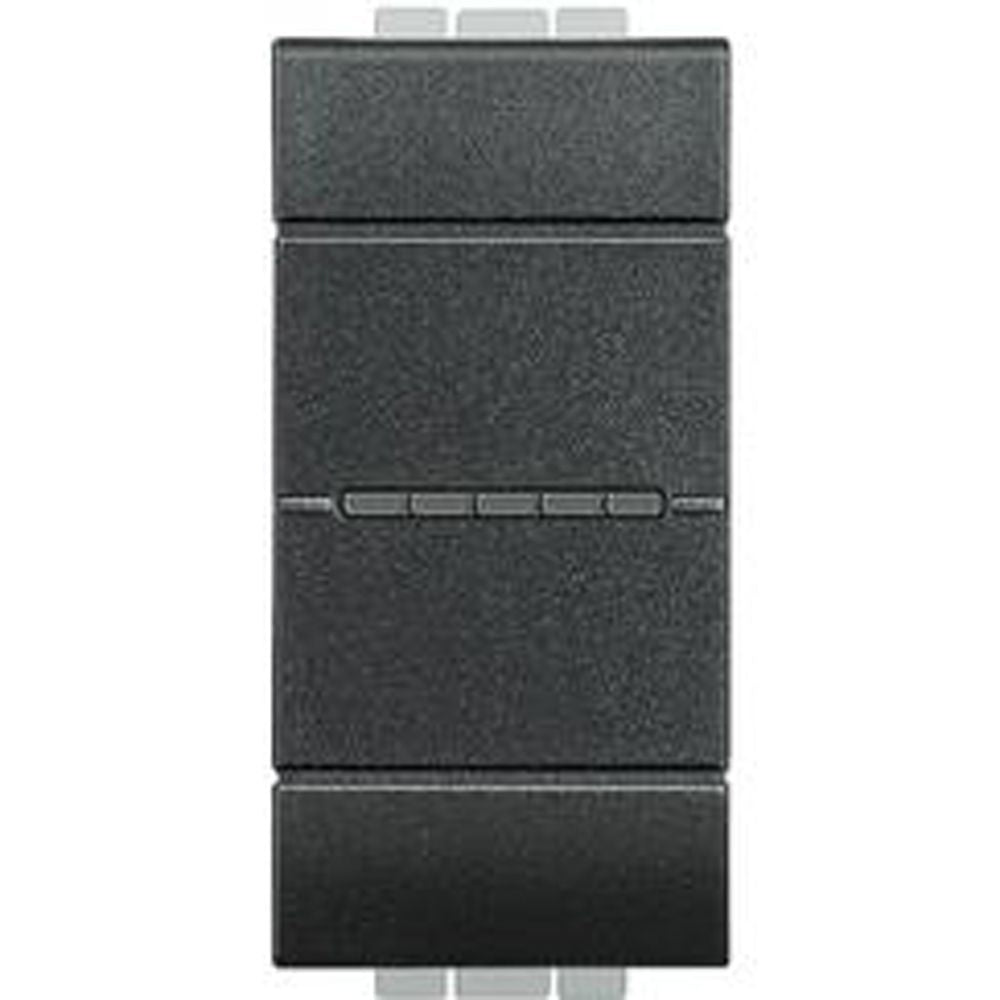 LL - pulsante ax 1P NO 10A 1m antracite