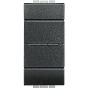 LL - pulsante ax 1P NO 10A 1m antracite
