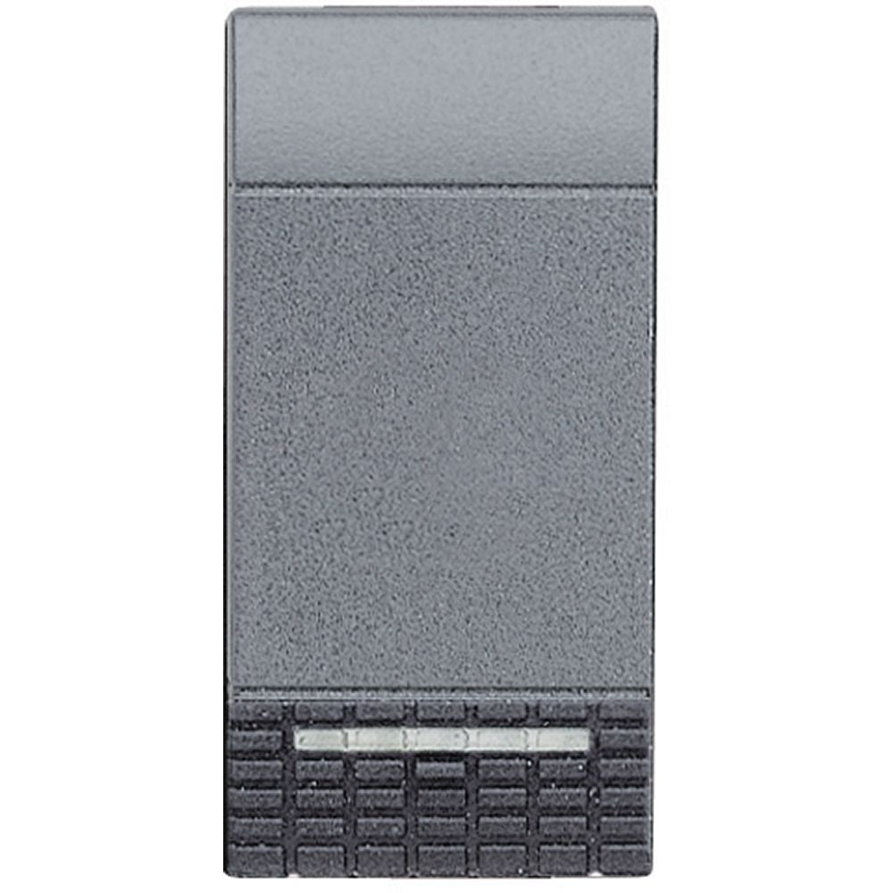 LL - pulsante 1P NC 10A 1m antracite